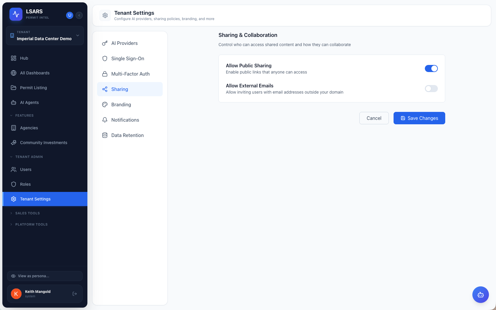A second view of the publish-to-public flow, showing the resulting public landing page or additional configuration.